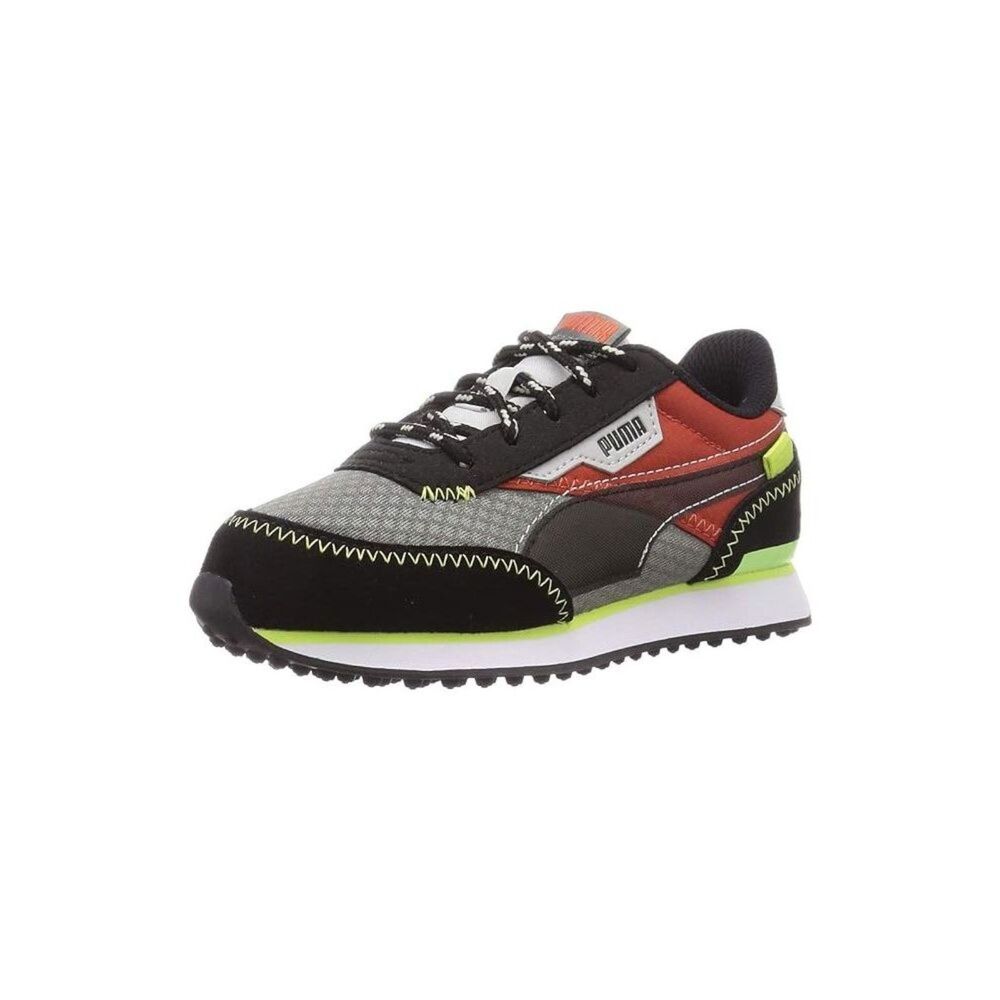 NEW PUMA Kid Future Rider City Attack Sneaker Ultra Gray Fusion Coral
